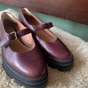Madewell Mary Jane Lugsole Size 9